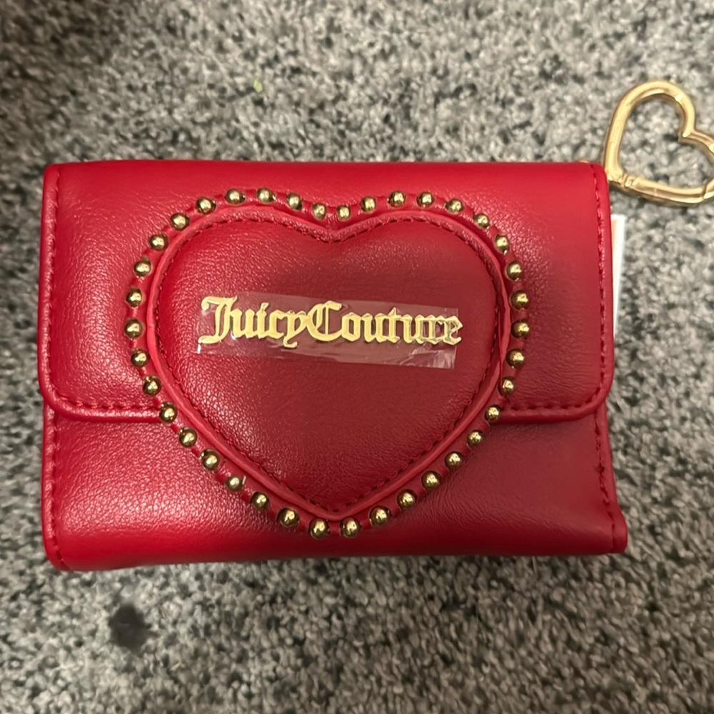 Jc red heart wallet